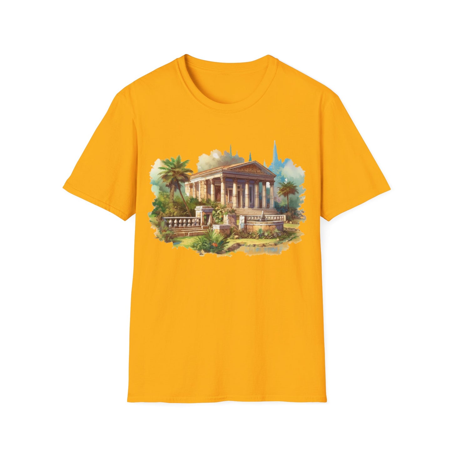 Ancient Bldg 5 - Unisex Softstyle T-Shirt