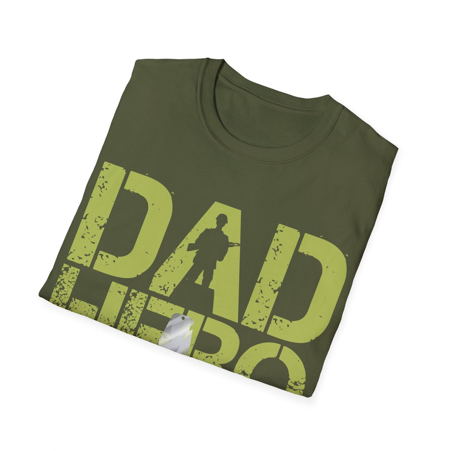 Dad Hero Veteran Legend - Unisex Softstyle T-Shirt