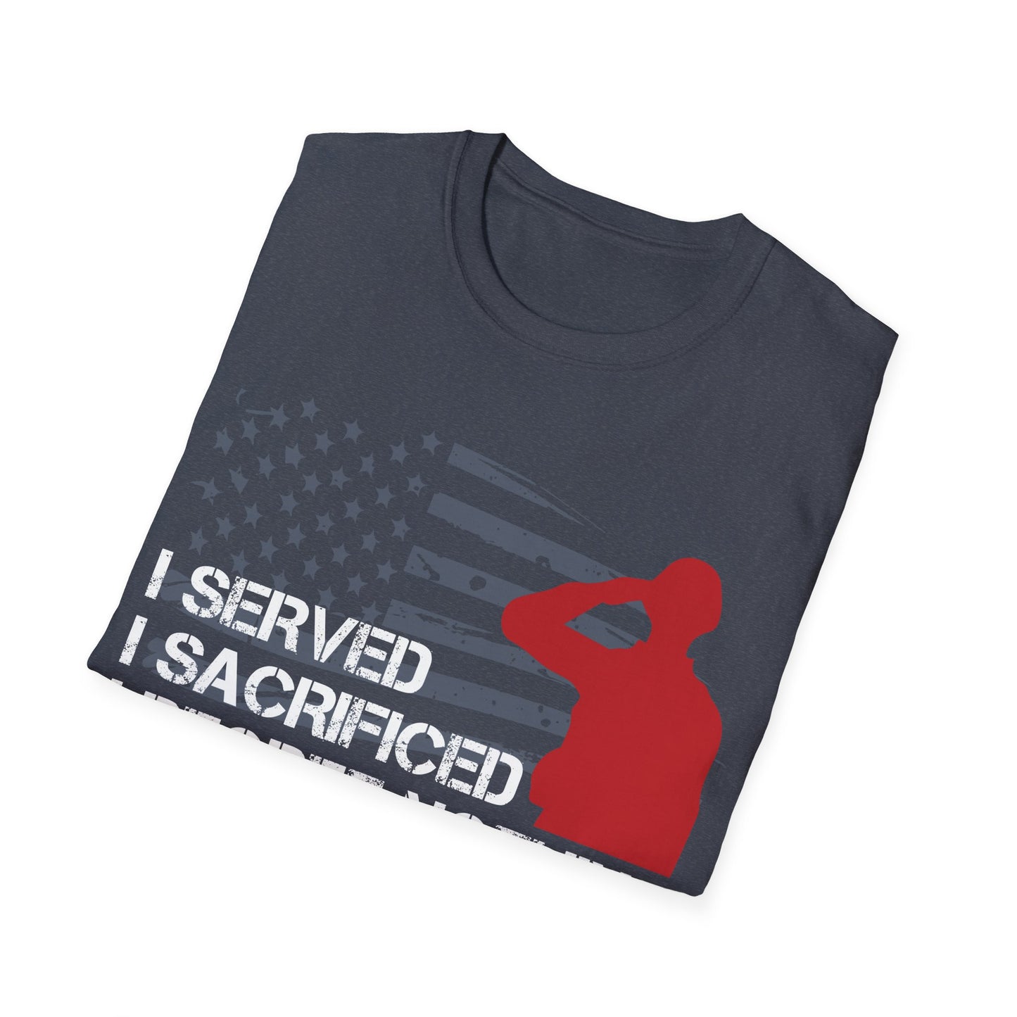 Served Sacrificed Regret Nothing - Unisex Softstyle T-Shirt