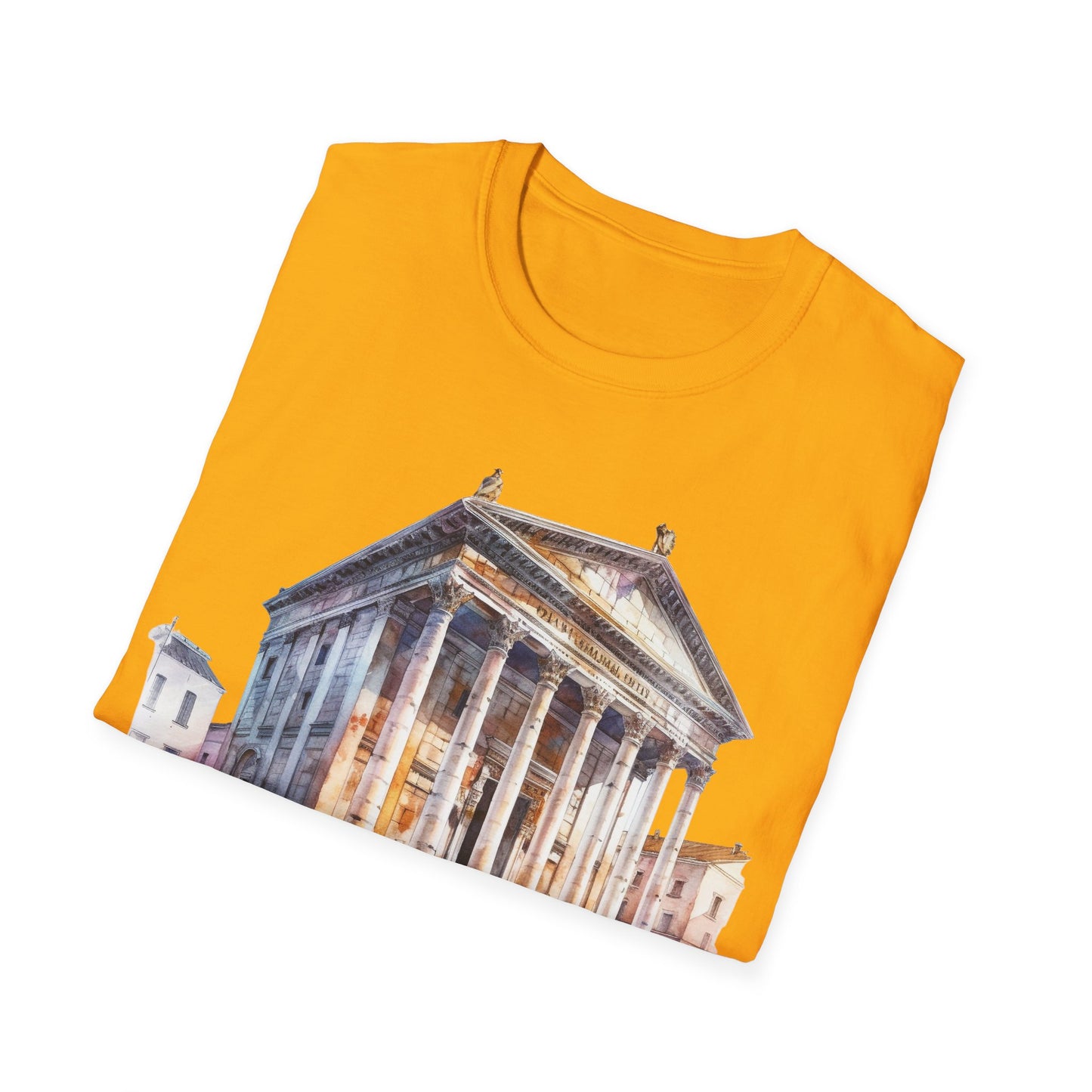 Ancient Bldg 2 - Unisex Softstyle T-Shirt