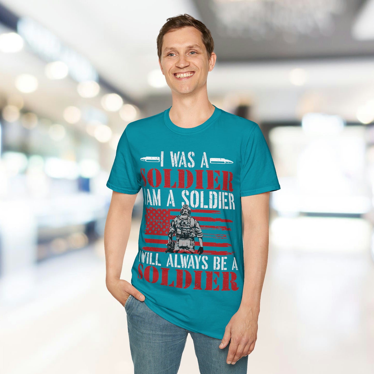 Always Be A Soldier - Unisex Softstyle T-Shirt