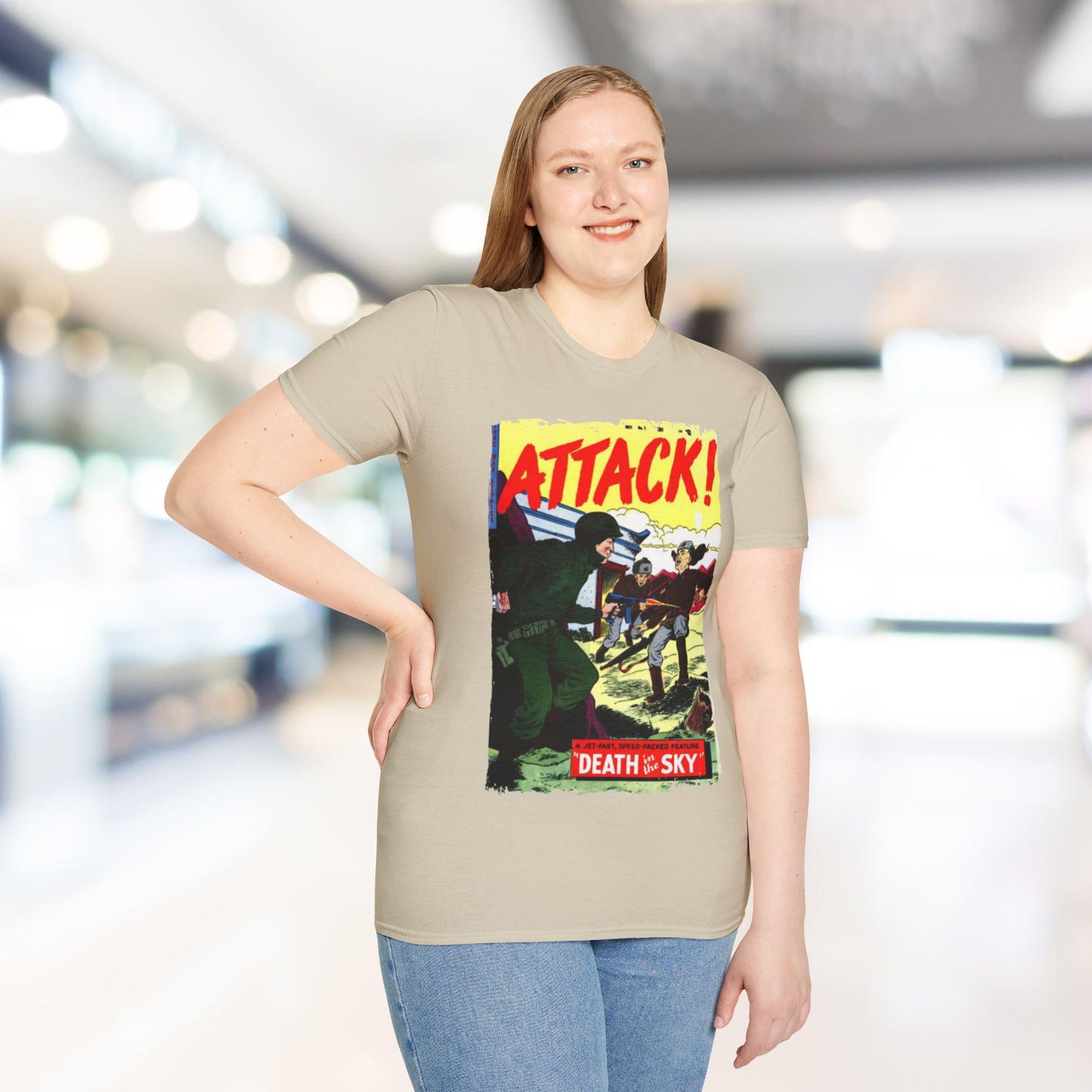 Attack! No. 7 - Unisex Softstyle T-Shirt - Pacific Sky Games