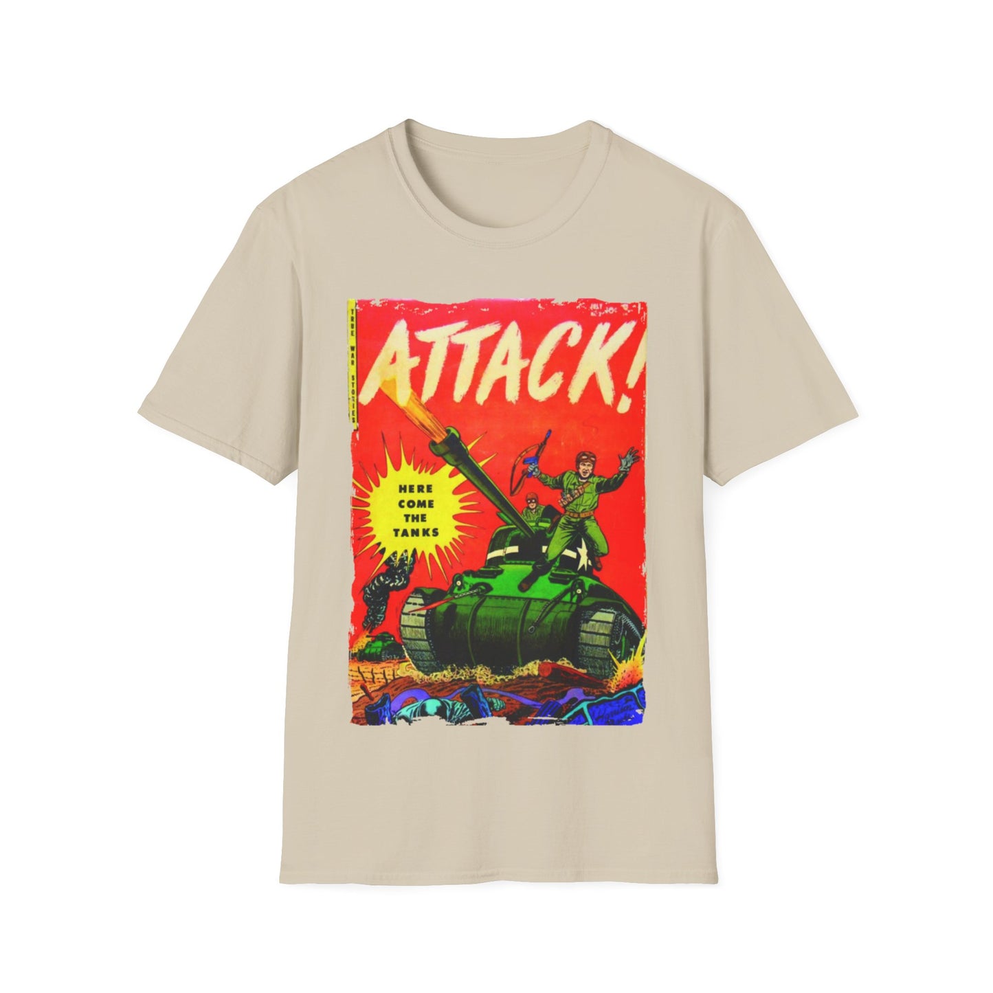 Attack! July 1952 - Unisex Softstyle T-Shirt