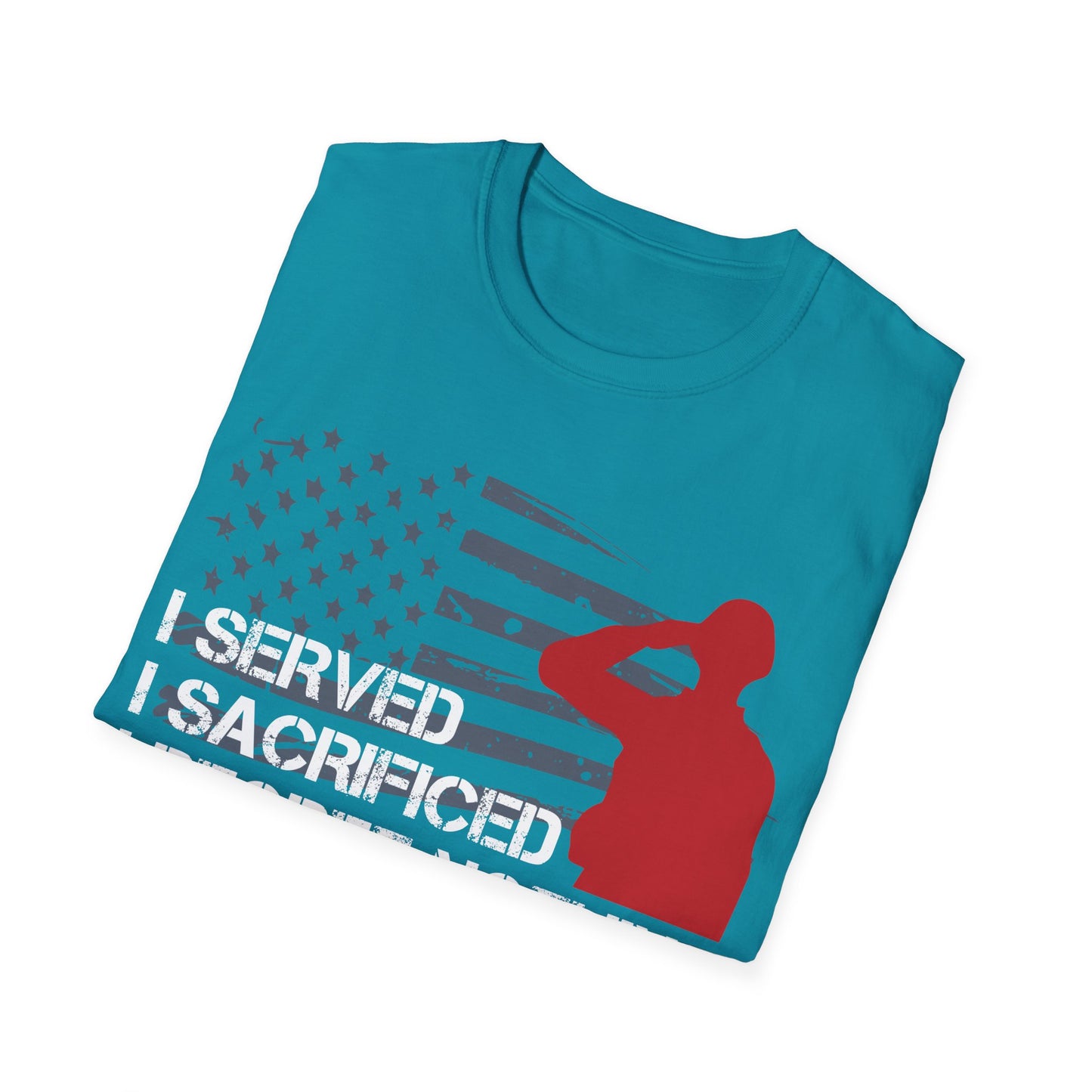 Served Sacrificed Regret Nothing - Unisex Softstyle T-Shirt