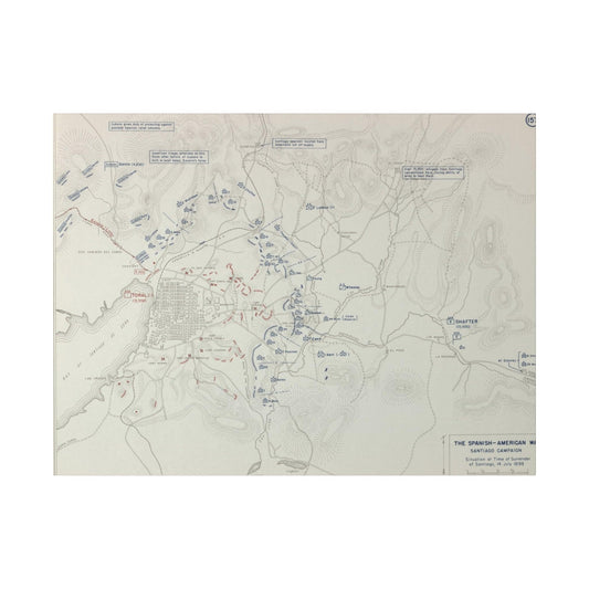 Spanish-American War, Santiago Campaign, Surrender of Santiago 14 July 1898 - Pacific Sky Games