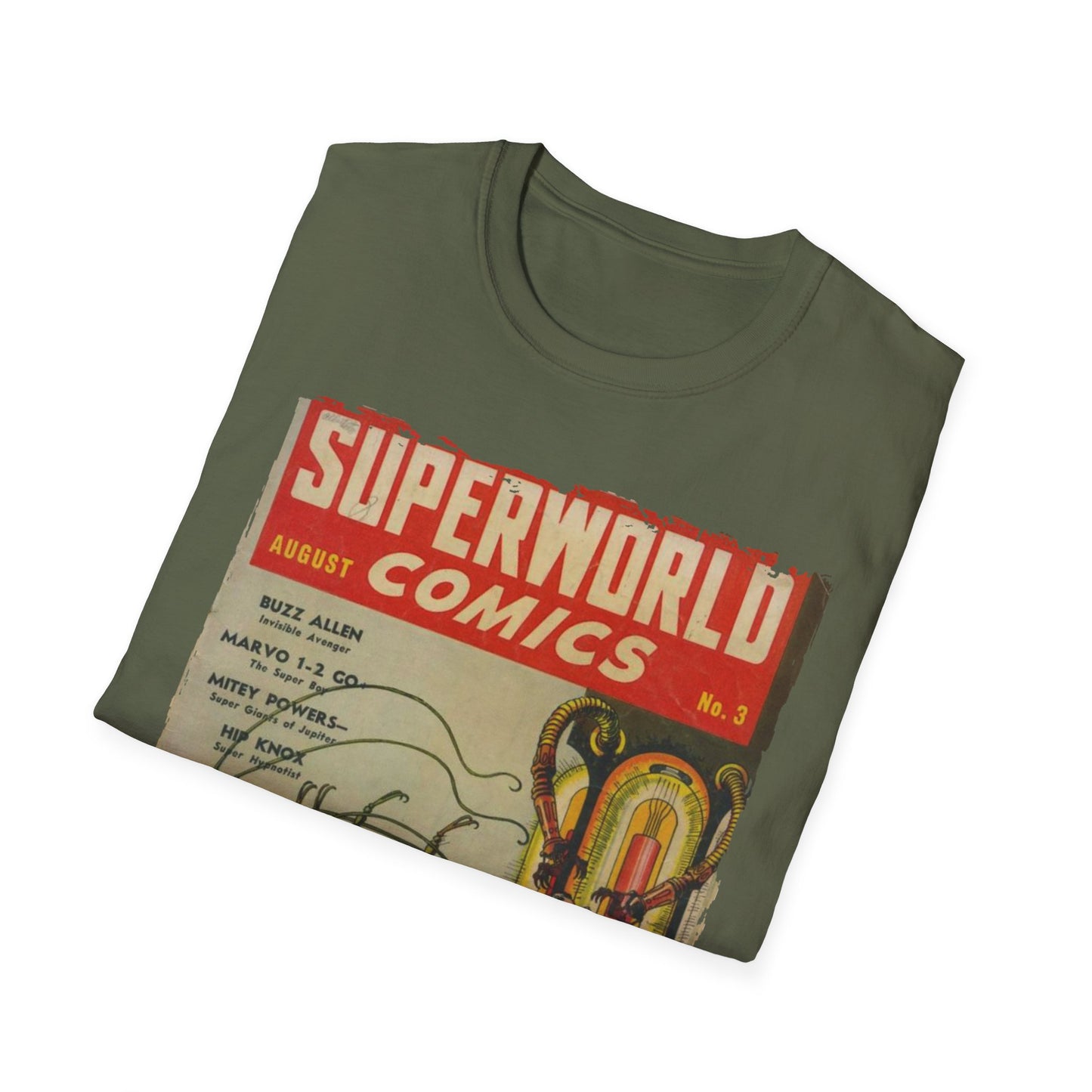 Superworld No.3 - Unisex Softstyle T-Shirt - Pacific Sky Games