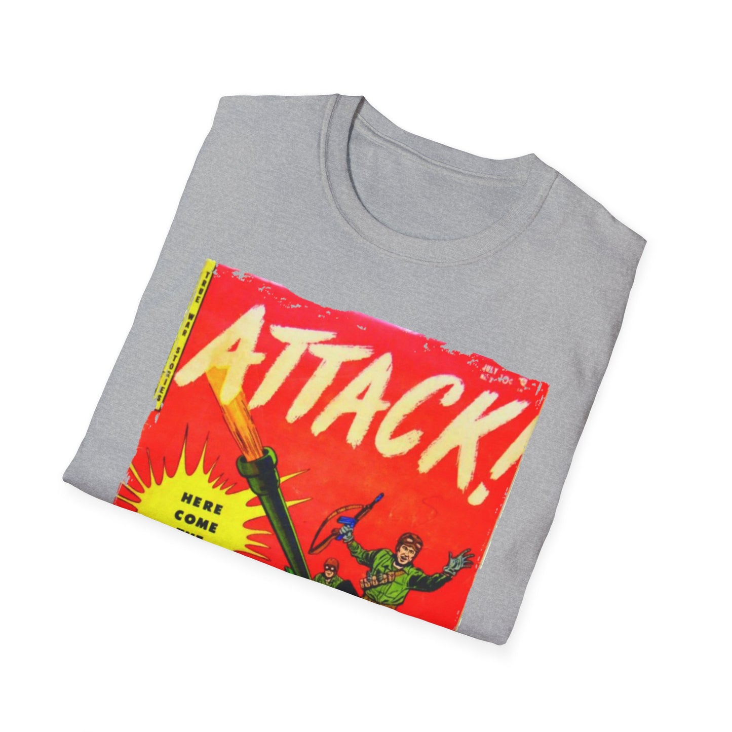 Attack! July 1952 - Unisex Softstyle T-Shirt