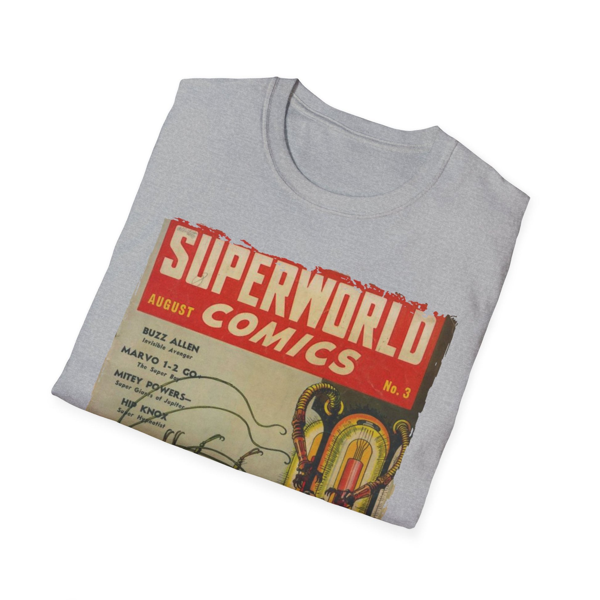 Superworld No.3 - Unisex Softstyle T-Shirt - Pacific Sky Games