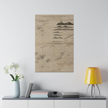Chart of the Maderas and Canary Islands - Pacific Sky Games