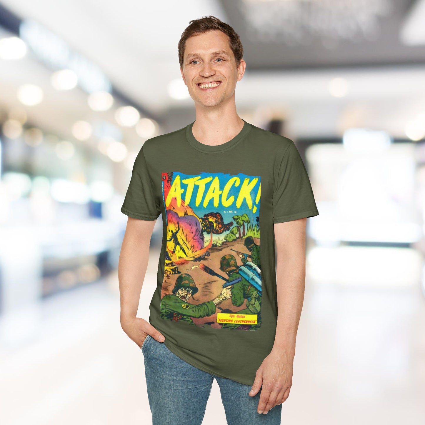 Attack! Nov 1952 - Unisex Softstyle T-Shirt