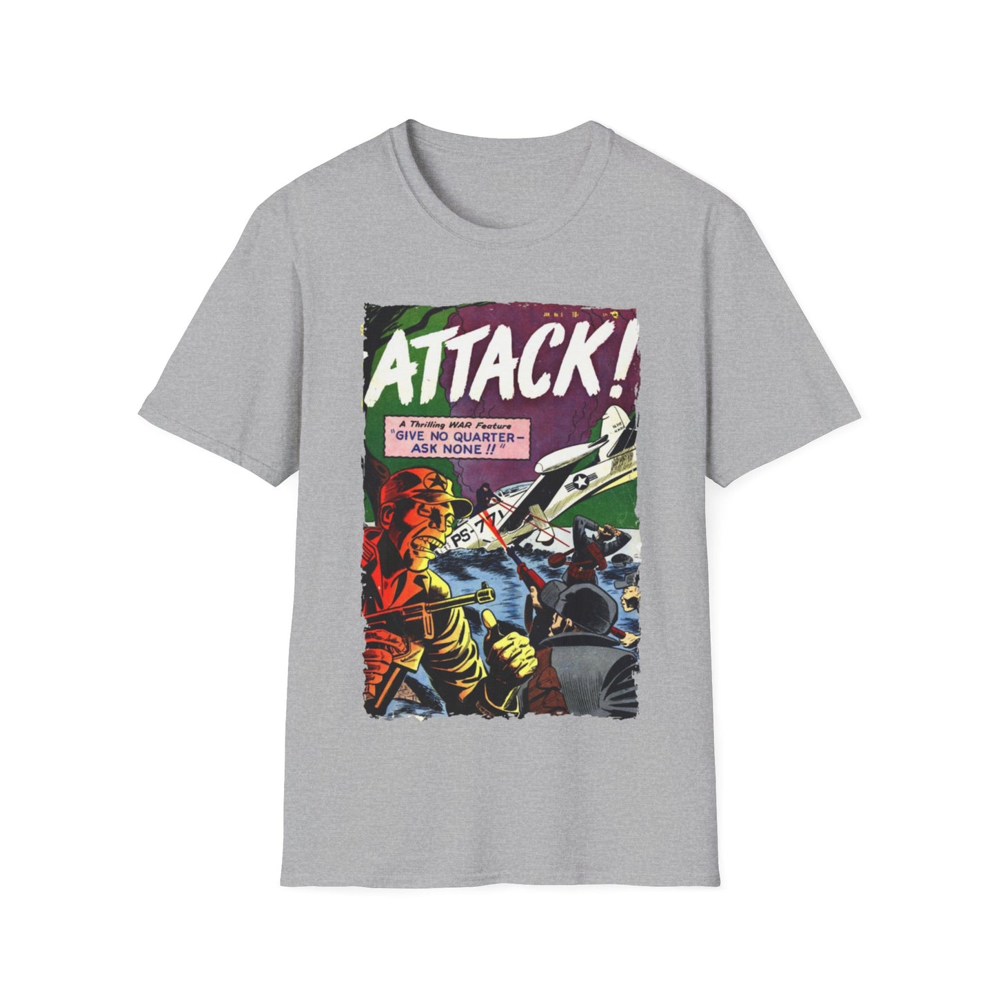 Attack! No. 5 - Unisex Softstyle T-Shirt