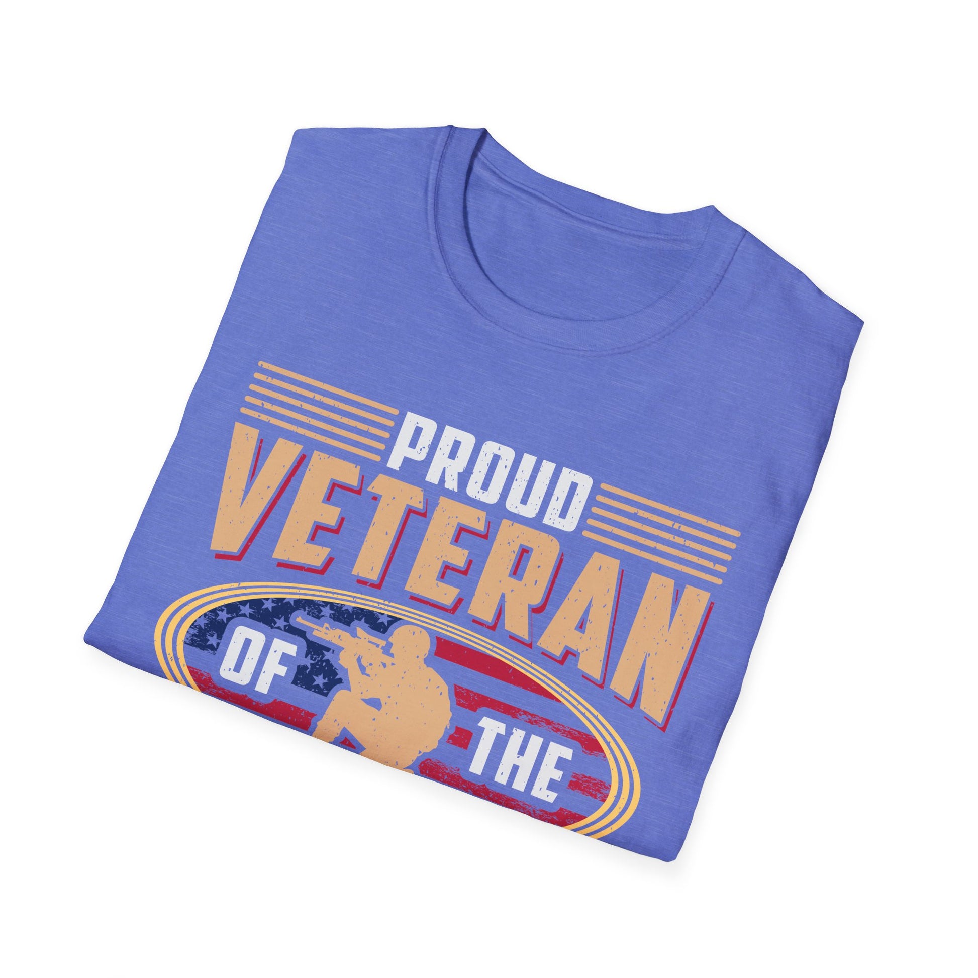 Proud Veteran - Army - Unisex Softstyle T-Shirt - Pacific Sky Games