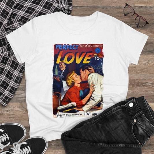 Perfect Love May 1951 - Women's Midweight Cotton Tee - Pacific Sky Games