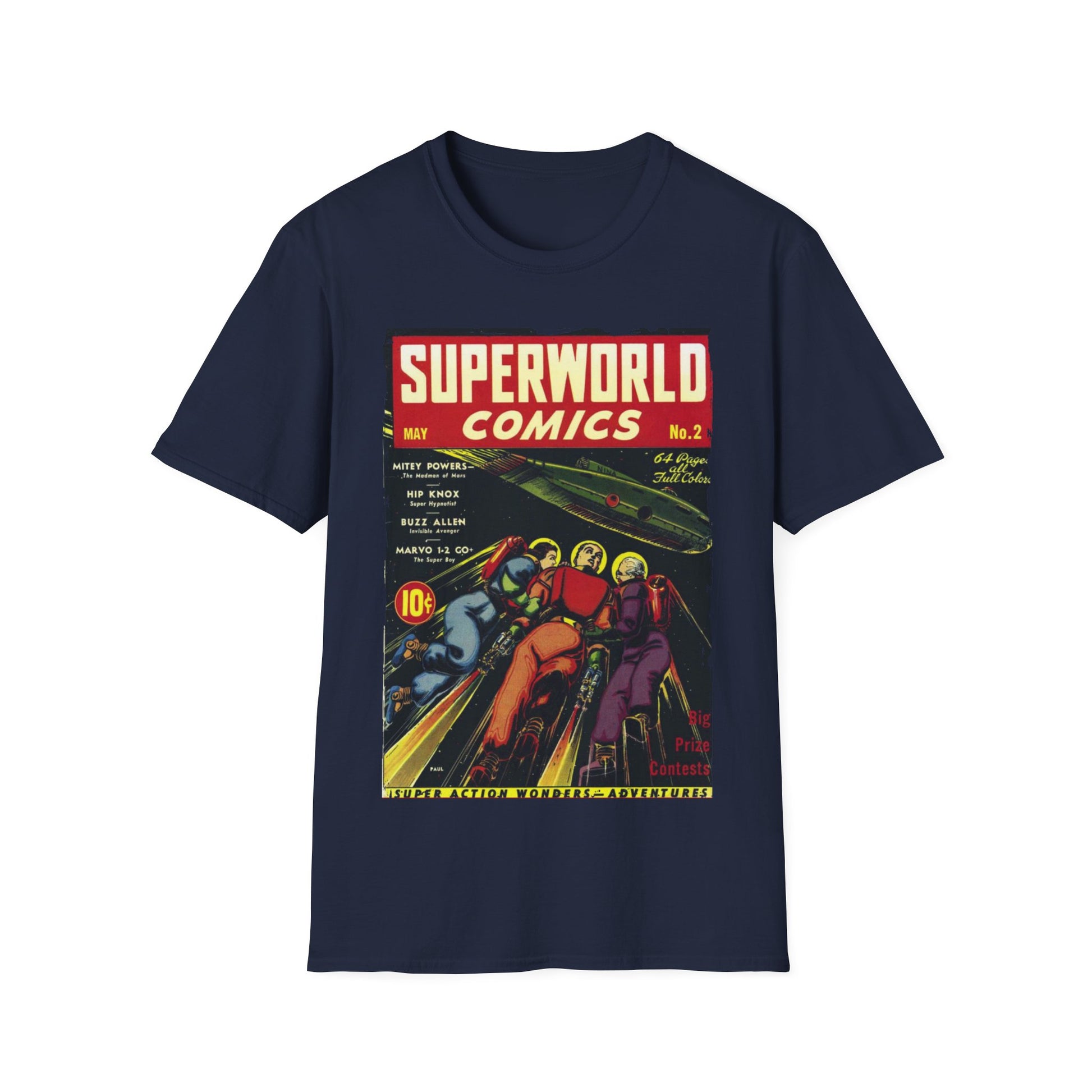 Superworld No.2 - Unisex Softstyle T-Shirt - Pacific Sky Games