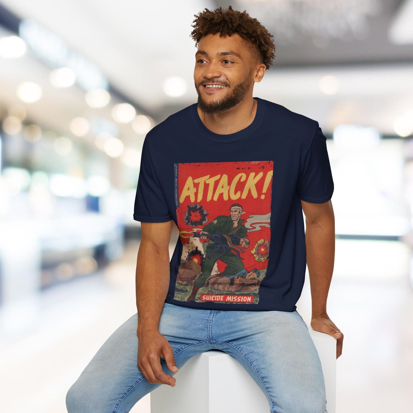 Attack! No. 6 - Unisex Softstyle T-Shirt