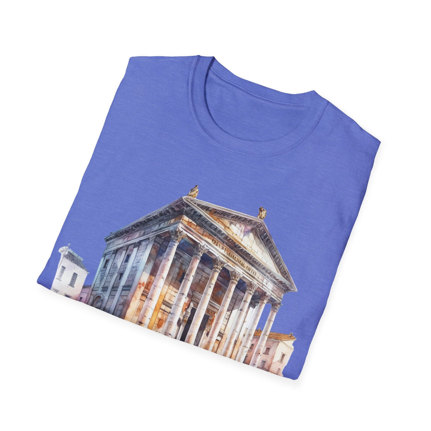 Ancient Bldg 2 - Unisex Softstyle T-Shirt