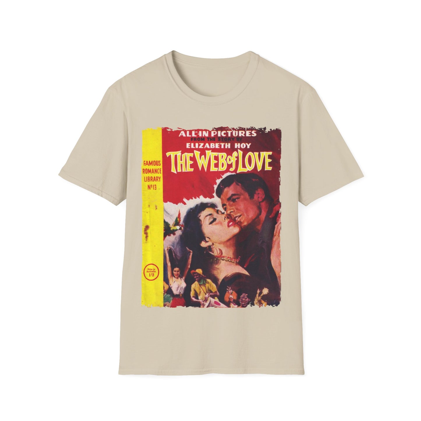 Famous Romance Library No.13 - Unisex Softstyle T-Shirt