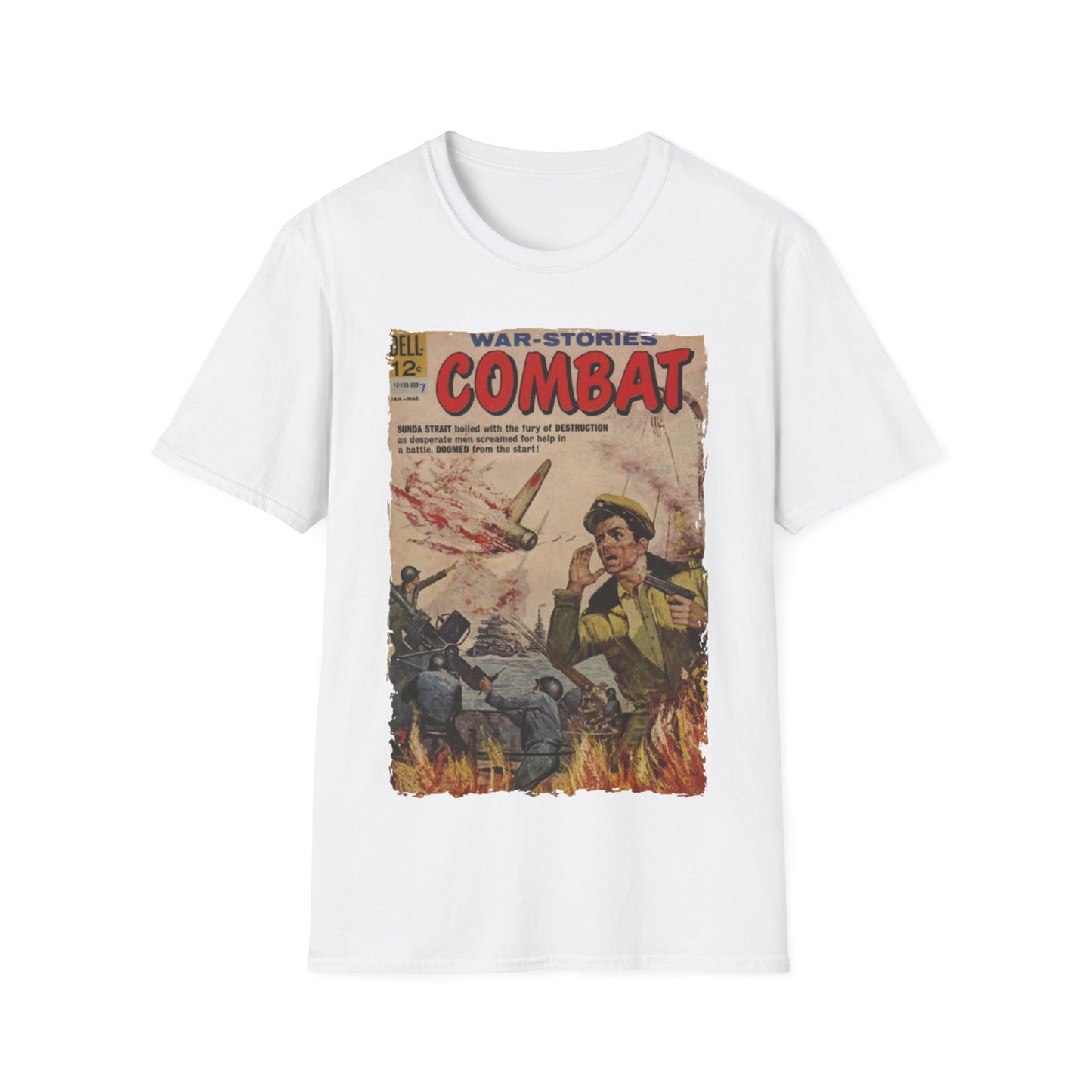 Combat Mar 1963 - Unisex Softstyle T-Shirt - Pacific Sky Games