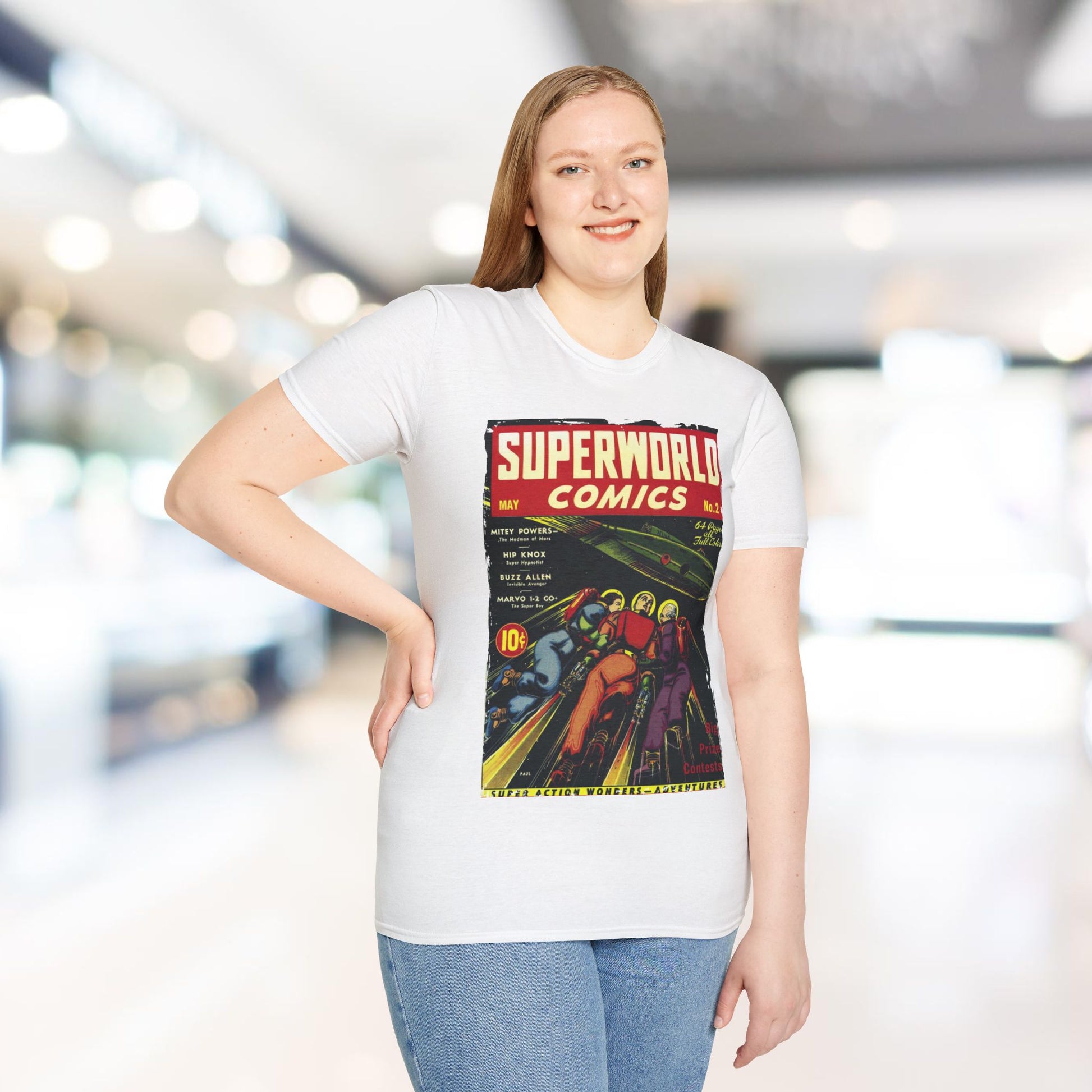 Superworld No.2 - Unisex Softstyle T-Shirt - Pacific Sky Games