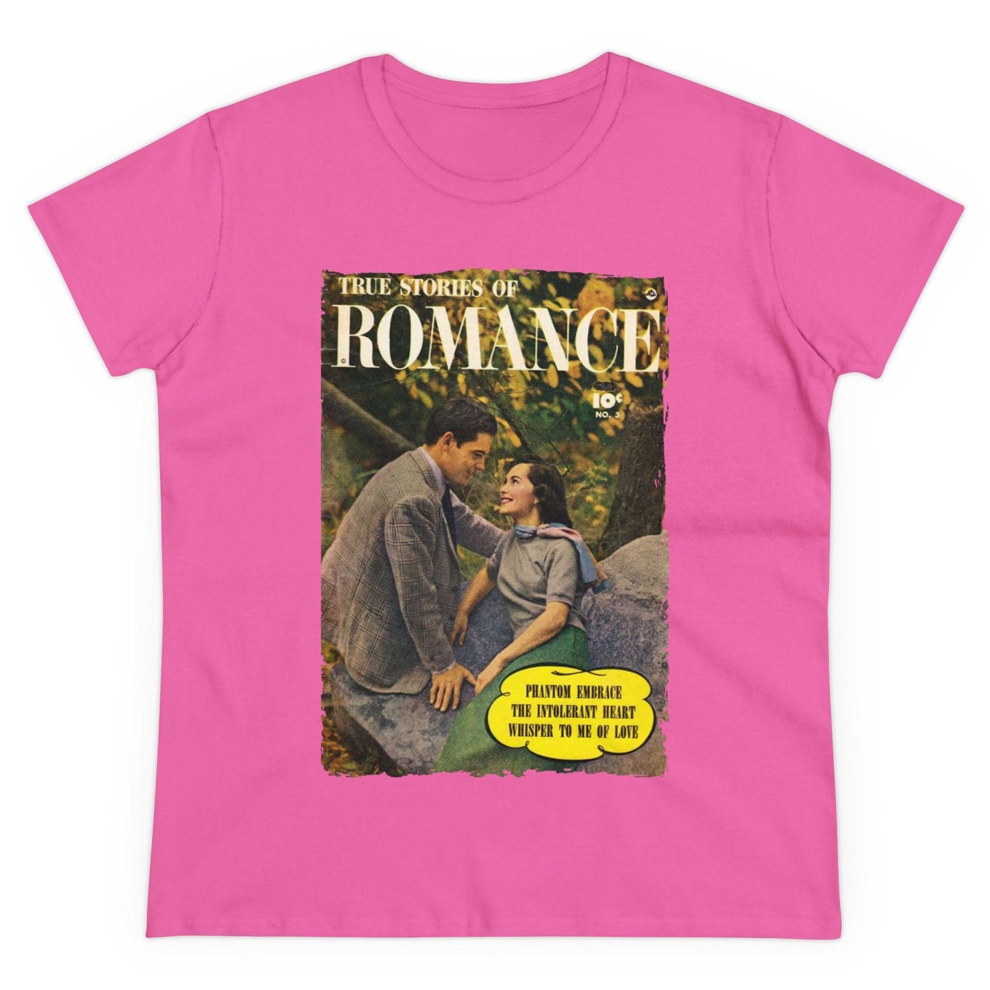 True Stories of Romance - Women's Midweight Cotton Tee - Pacific Sky Games