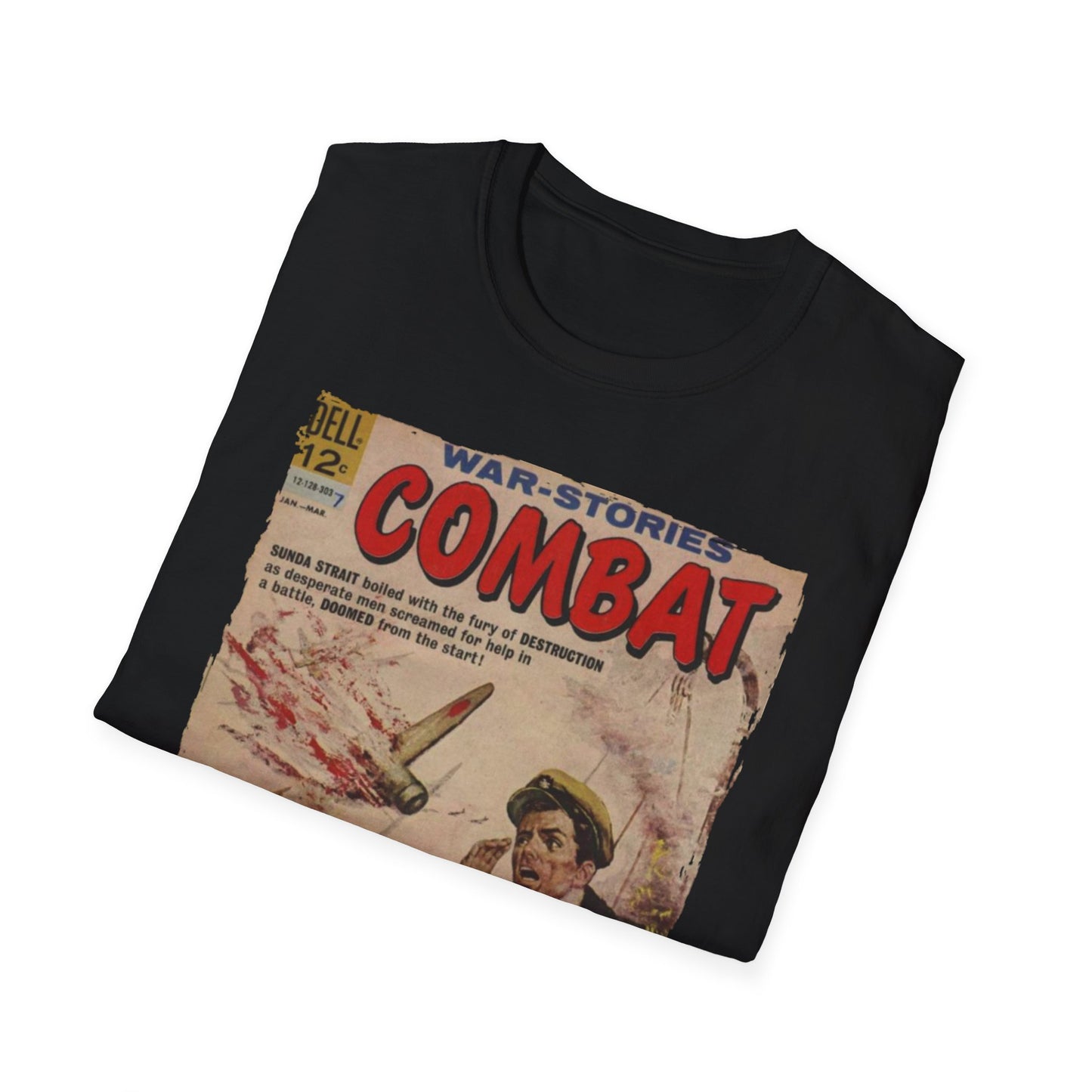 Combat Mar 1963 - Unisex Softstyle T-Shirt - Pacific Sky Games