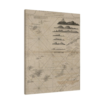Chart of the Maderas and Canary Islands - Pacific Sky Games
