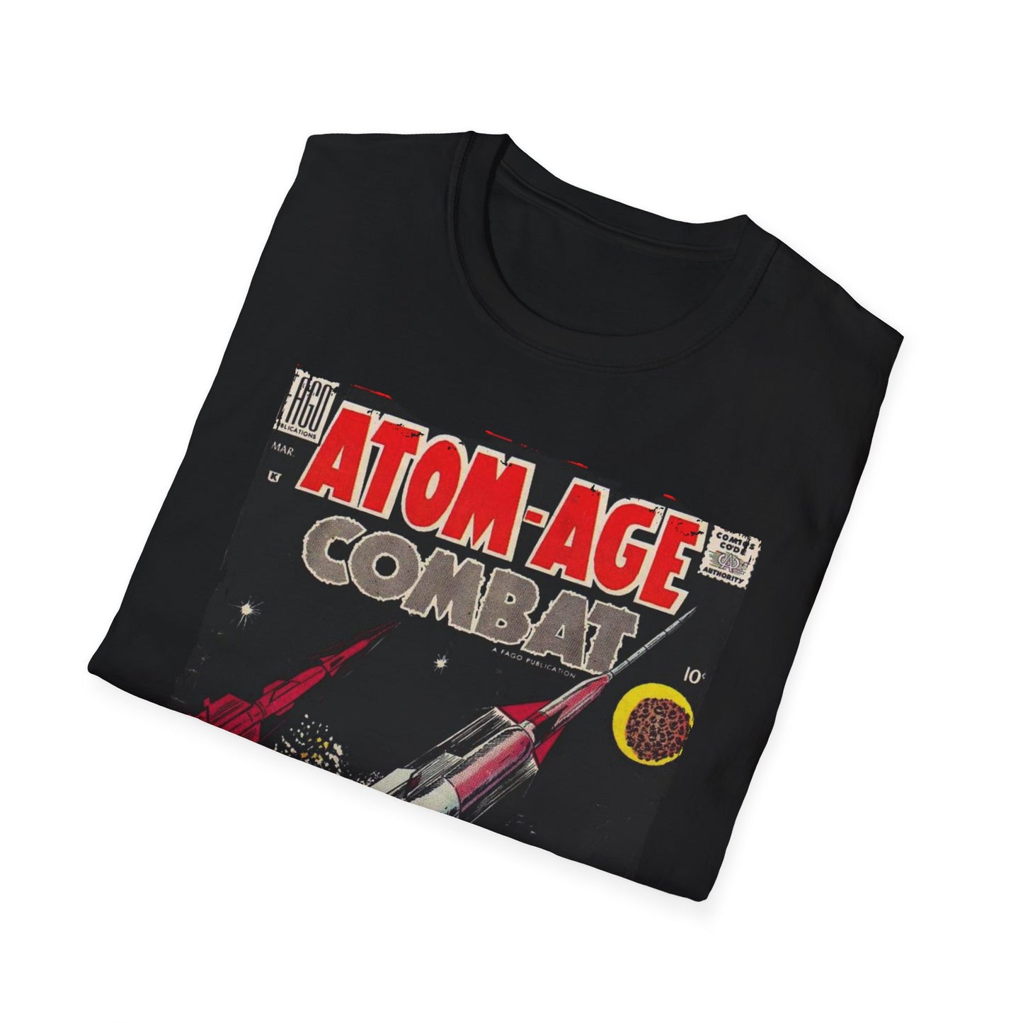 Atom-Age Combat No.3 - Unisex Softstyle T-Shirt