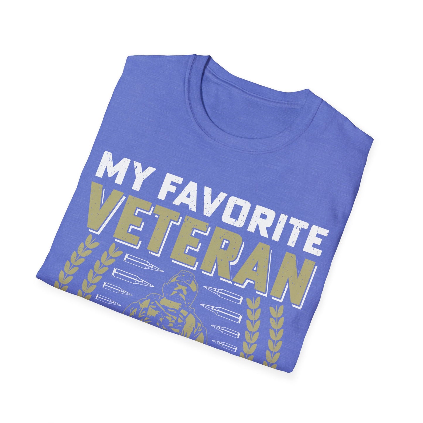 Favorite Veteran - Dad - Unisex Softstyle T-Shirt