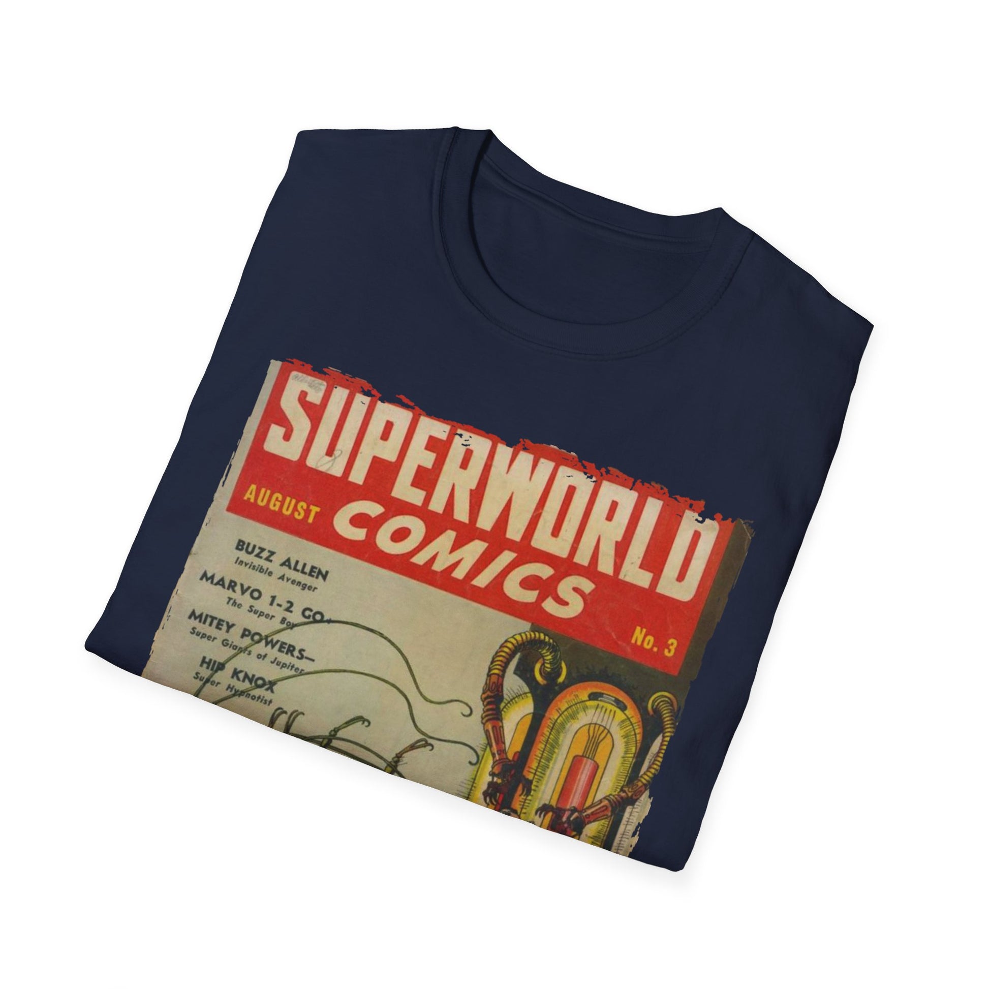 Superworld No.3 - Unisex Softstyle T-Shirt - Pacific Sky Games