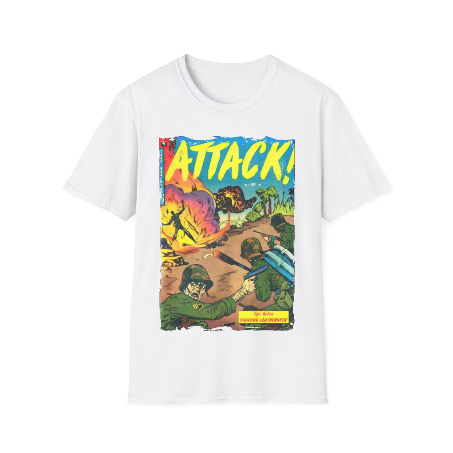 Attack! Nov 1952 - Unisex Softstyle T-Shirt