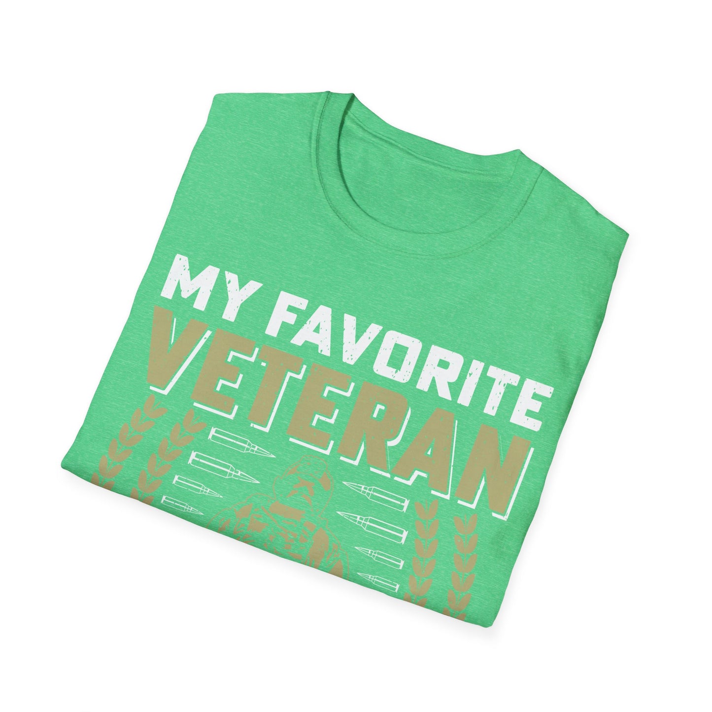 Favorite Veteran - Dad - Unisex Softstyle T-Shirt