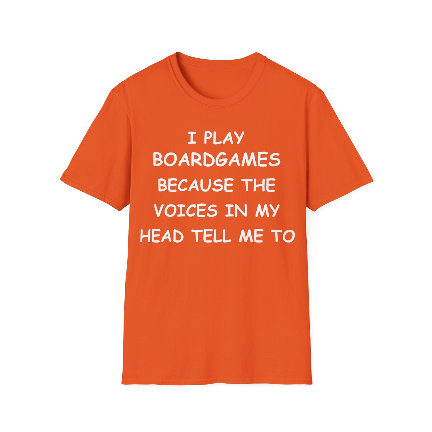 I Play Boardgames - White - Unisex Softstyle T-Shirt