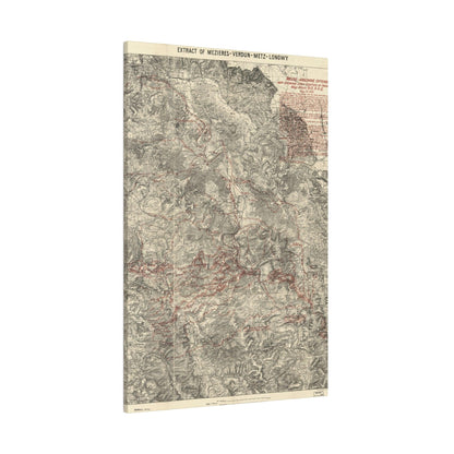 Meuse-Argonne Offensive Map Room G-3, G.H.Q., May 24, 1919 - Pacific Sky Games