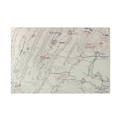 American Civil War Jackson's Valley Campaign - Situation 21 Mar and Battle of Kernstown 23 Mar 1862 - Pacific Sky Games
