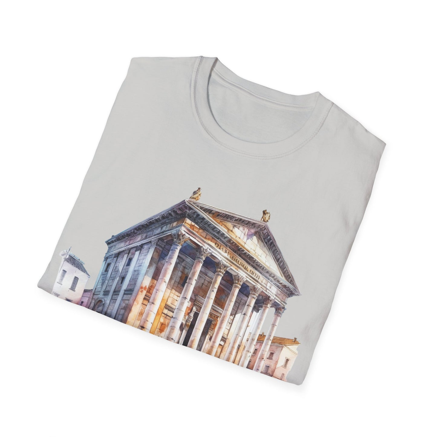 Ancient Bldg 2 - Unisex Softstyle T-Shirt