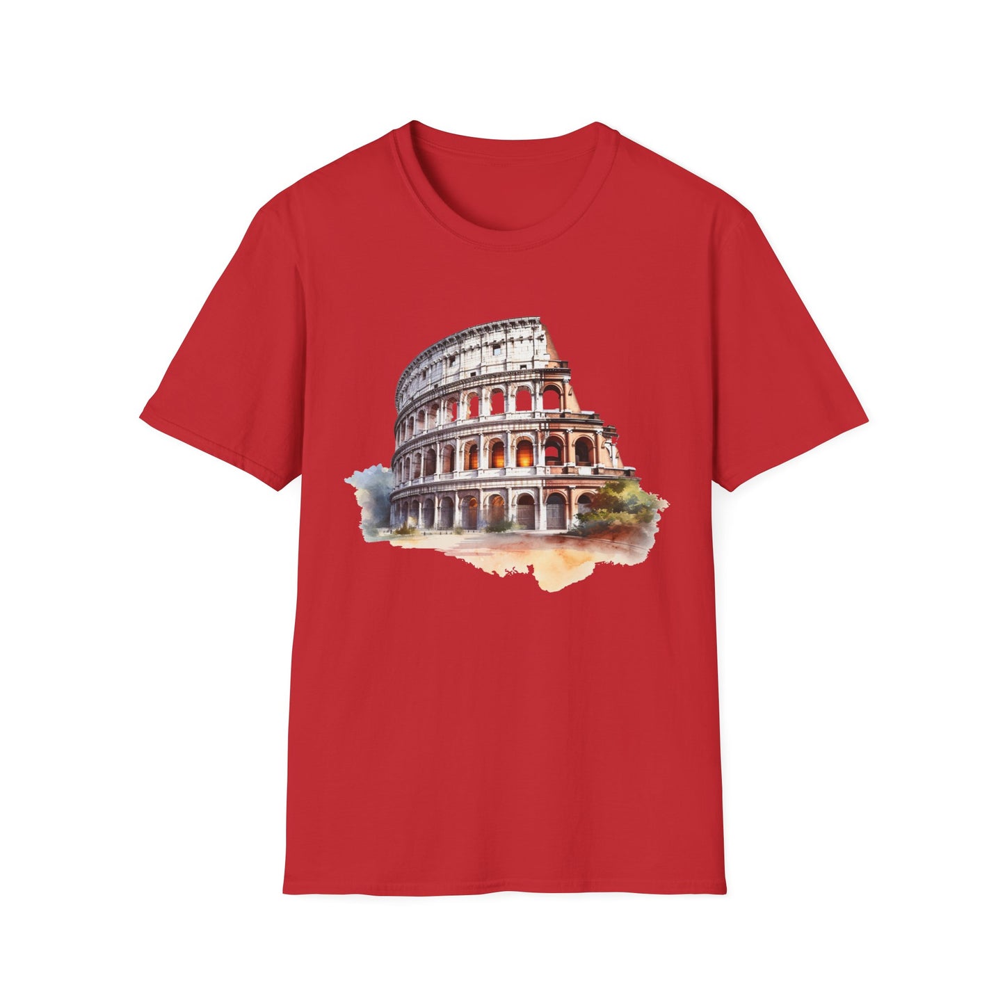 Ancient Bldg 1 - Unisex Softstyle T-Shirt