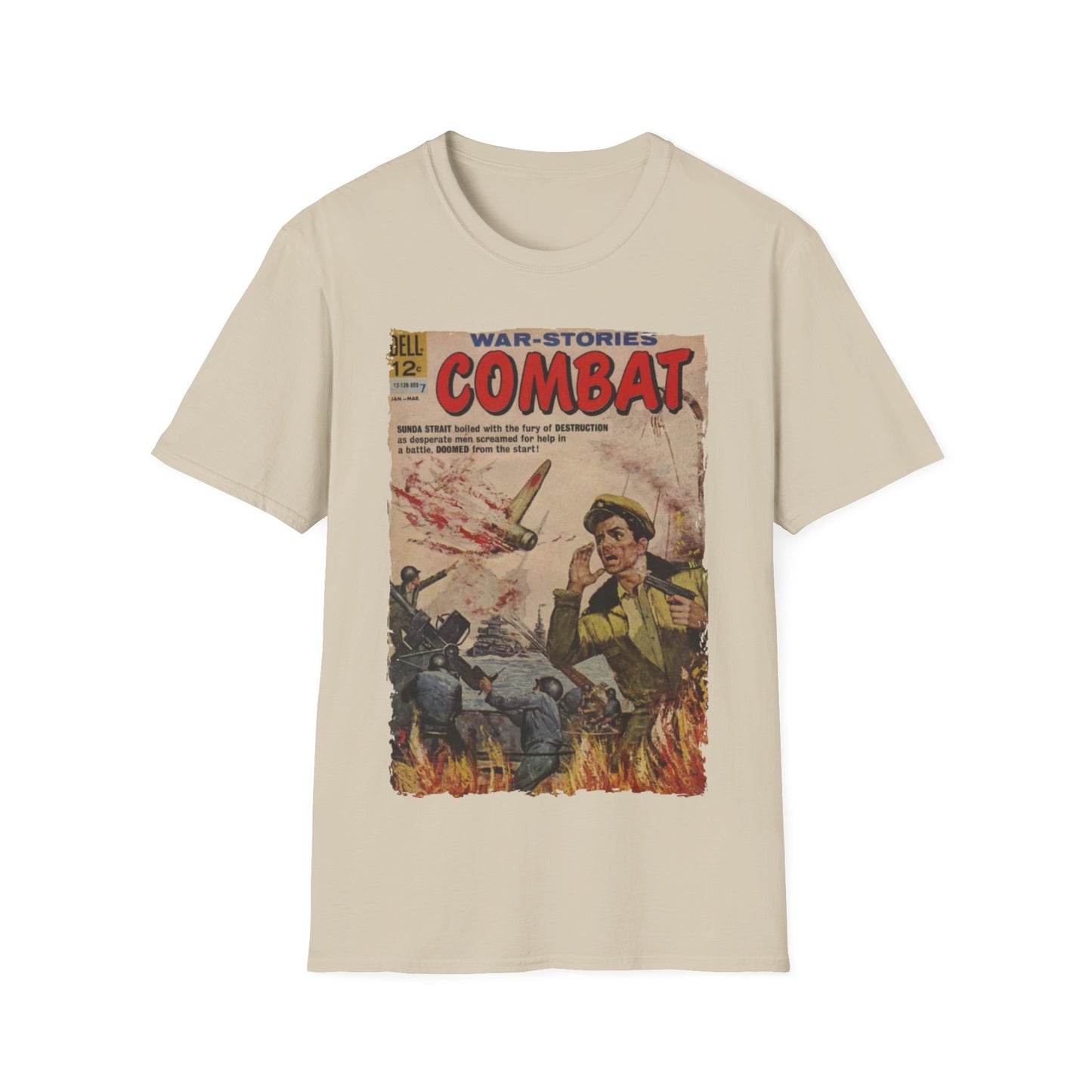 Combat Mar 1963 - Unisex Softstyle T-Shirt - Pacific Sky Games