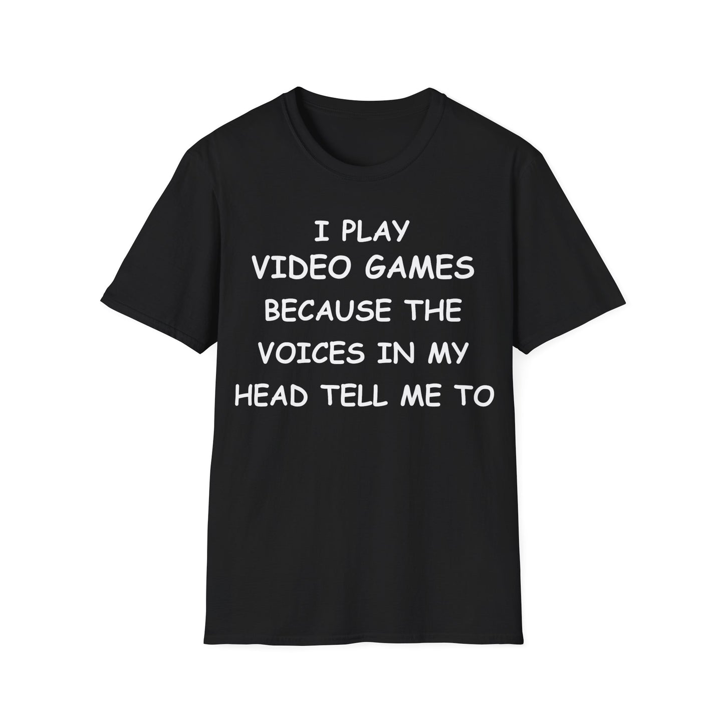 I Play Video Games - White - Unisex Softstyle T-Shirt - Pacific Sky Games