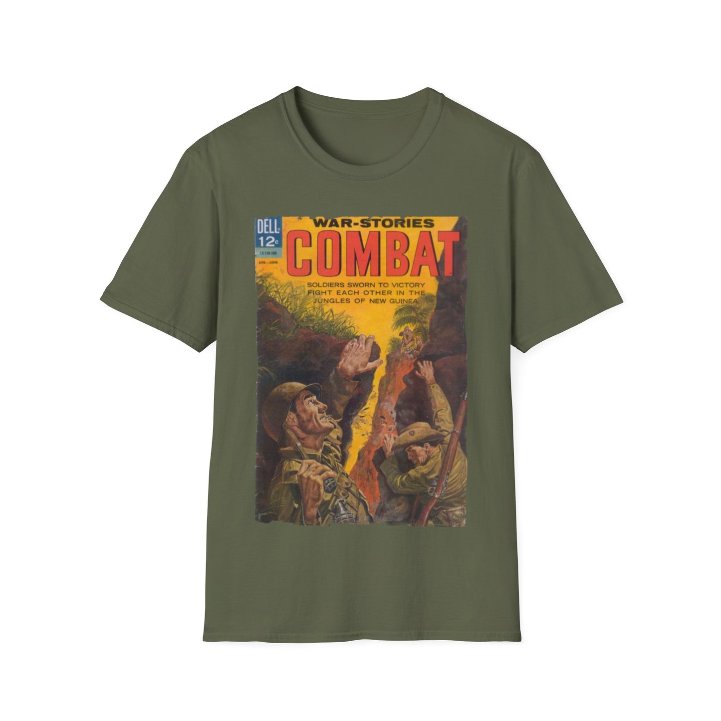 Combat June 1963 - Unisex Softstyle T-Shirt - Pacific Sky Games