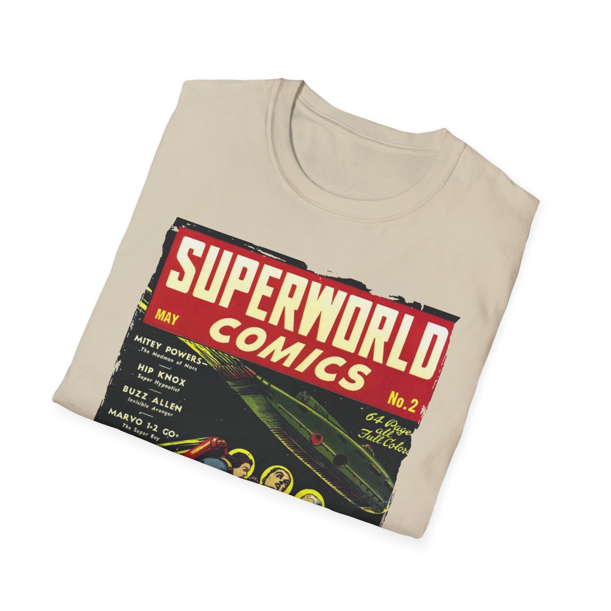 Superworld No.2 - Unisex Softstyle T-Shirt - Pacific Sky Games