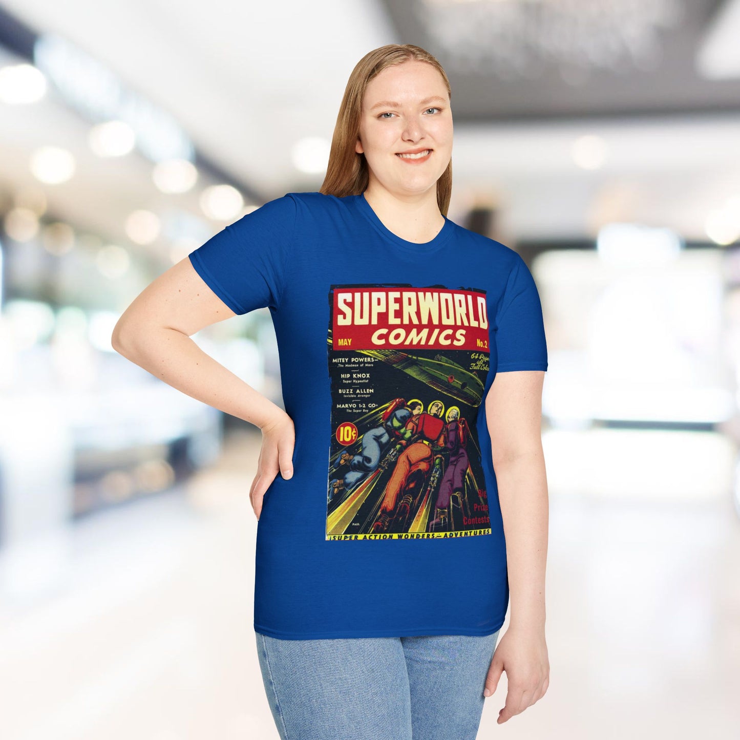 Superworld No.2 - Unisex Softstyle T-Shirt - Pacific Sky Games