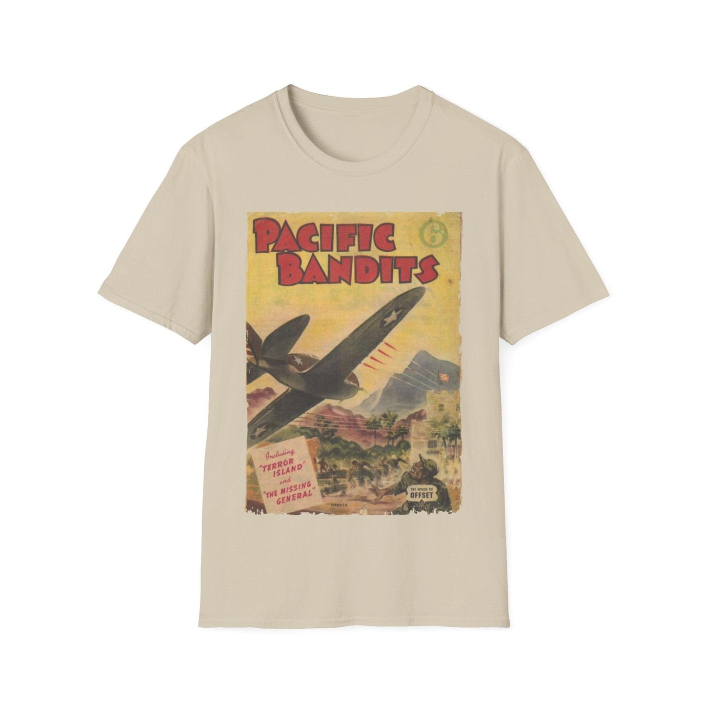 Pacific Bandits 1942 - Unisex Softstyle T-Shirt - Pacific Sky Games