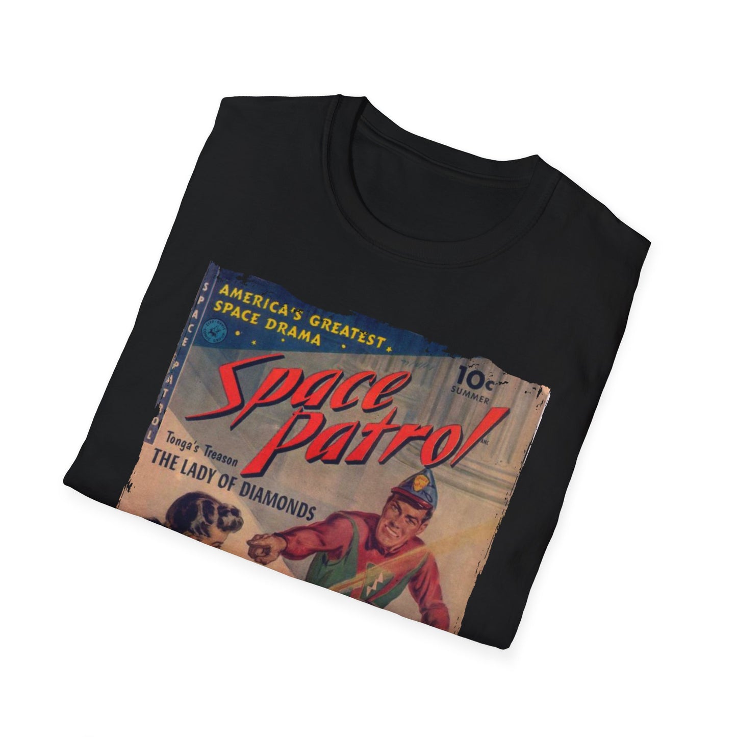 Space Patrol 1 - Unisex Softstyle T-Shirt