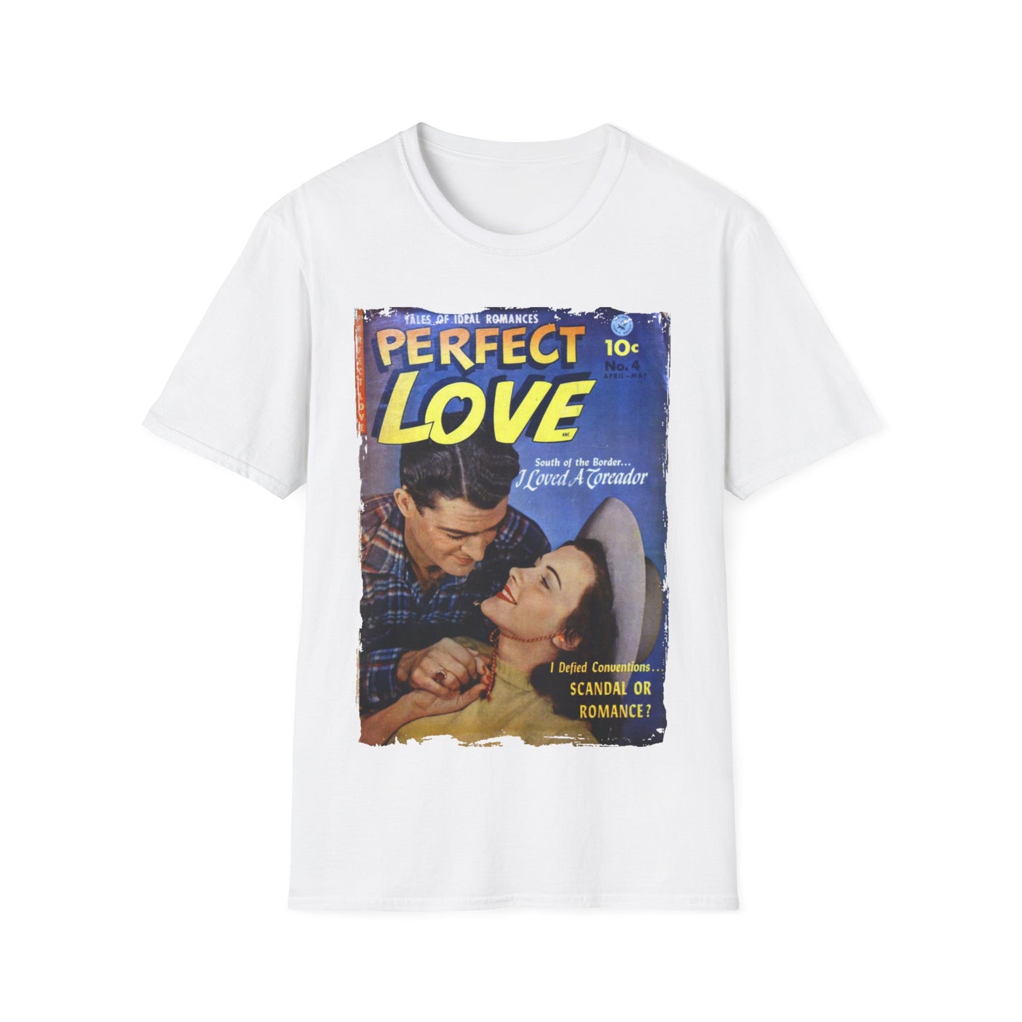 Perfect Love Apr 1952 - Unisex Softstyle T-Shirt - Pacific Sky Games