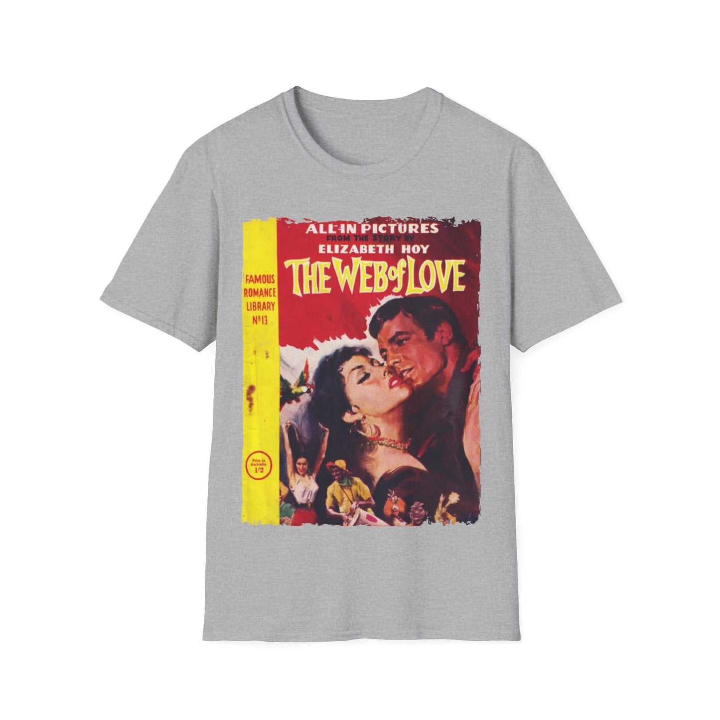 Famous Romance Library No.13 - Unisex Softstyle T-Shirt