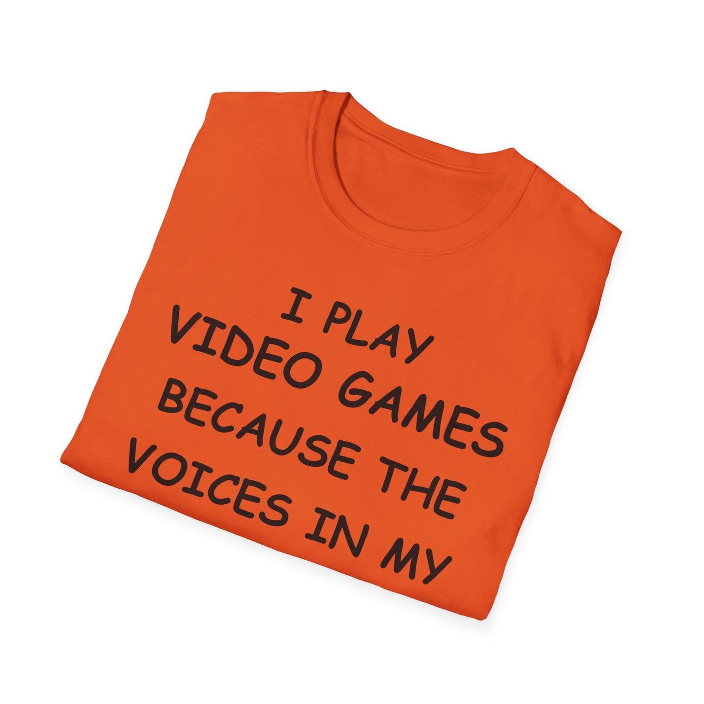 I Play Video Games - Black - Unisex Softstyle T-Shirt