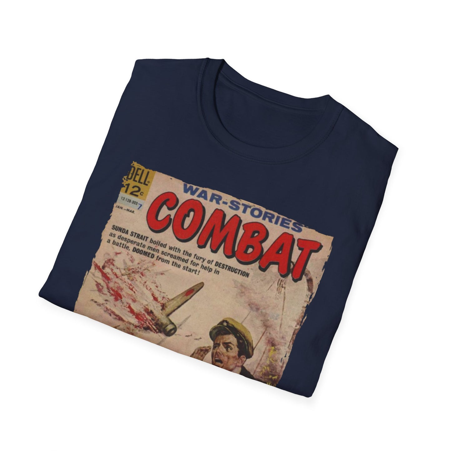 Combat Mar 1963 - Unisex Softstyle T-Shirt - Pacific Sky Games