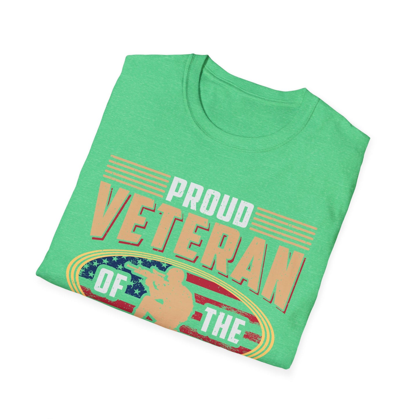 Proud Veteran - Army - Unisex Softstyle T-Shirt - Pacific Sky Games