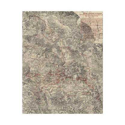 Meuse-Argonne Offensive Map Room G-3, G.H.Q., May 24, 1919 - Pacific Sky Games
