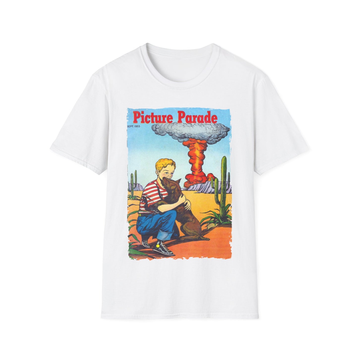 Picture Parade Sept 1953 - Unisex Softstyle T-Shirt